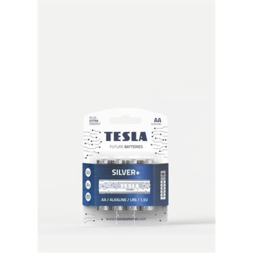 Tesla AA SILVER+ alkalická, 4 ks, ND