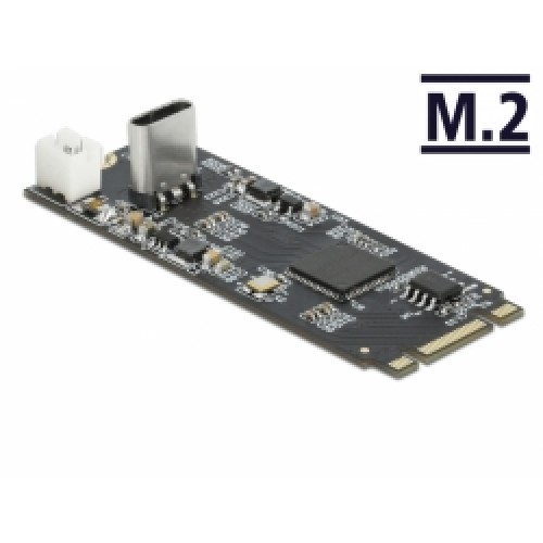 Delock Konvertor M.2 Key B+M samec na USB Type-C™ samice