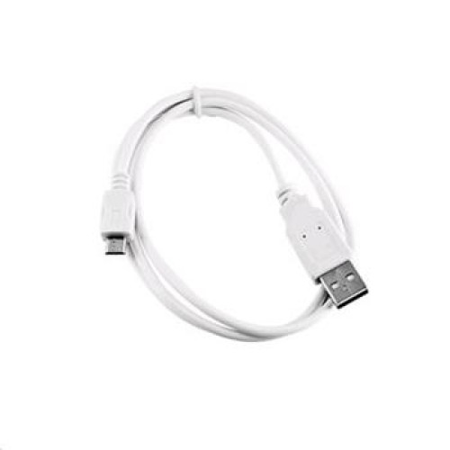 C-TECH Kabel USB 2.0 AM/Micro, 1m, bílý