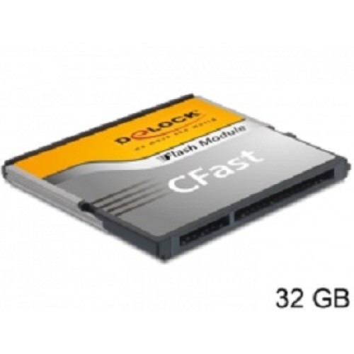 Delock SATA 6 Gb/s CFast Flash Card 32 GB Typ MLC