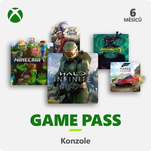 Predplatné Microsoft Xbox Game Pass Console - 6 mesiacov