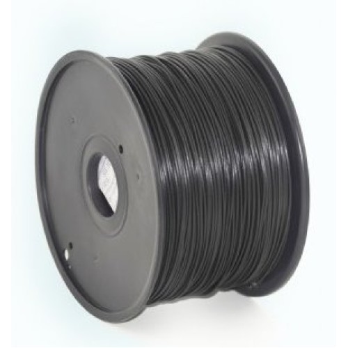 PLA plastic filament pre 3D tlač, priemer 1,75mm, farba čierna, Gembird