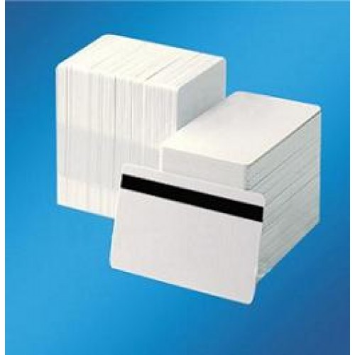 karta DATACARD plastová biela s magnetickým prúžkom CR80/.030T HICL