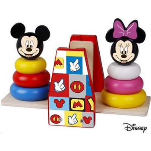 Hračka Disney baby drevená balančná hra Mickey
