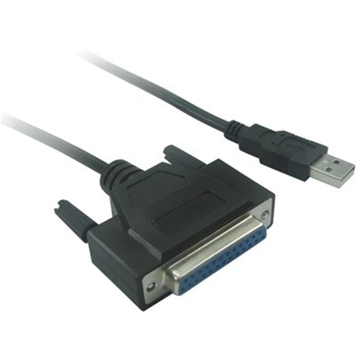 Redukcia (kabel) USB na paralelní port (DB25F)