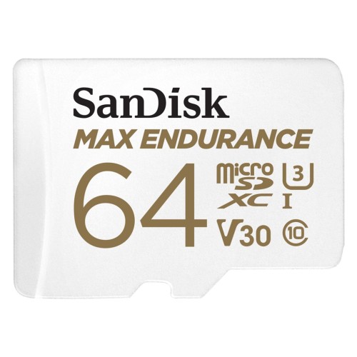 SanDisk® MAX ENDURANCE microSDXC™ Card s adaptérem 64 GB