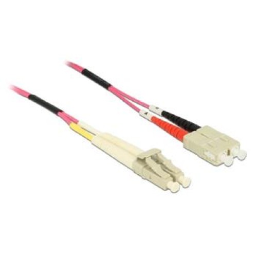 Delock optický kabel LC / SC Multimode OM4.  2 m