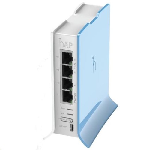 WiFi router Mikrotik RB941-2nD-TC Access Point hAP Lite, case, PSU