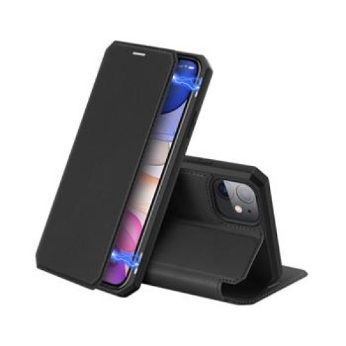 puzdro Flip Case DuxDucis X-Skin Apple Iphone 11 Black