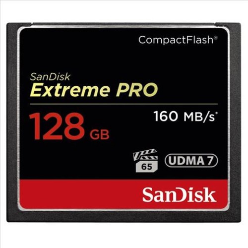 Pamäťová karta Sandisk Extreme Pro CF 128 GB 160 MB/s VPG 65, UDMA 7