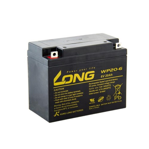 Batéria Avacom Long 6V 20Ah olovený akumulátor F3 (WP20-6)