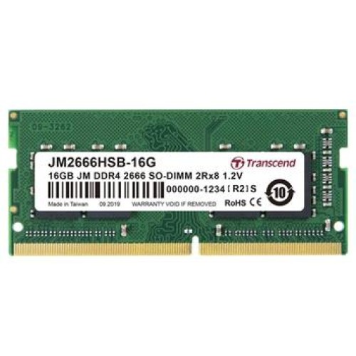 Transcend paměť 16GB (JetRam) SODIMM DDR4 2666 2Rx8 CL19