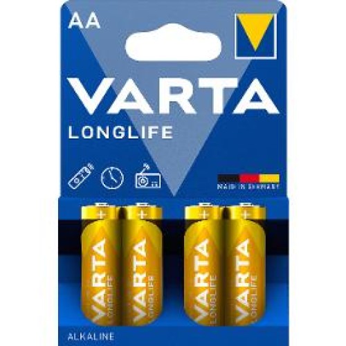 Longlife AA/4 LR6 4ks blister bat. VARTA