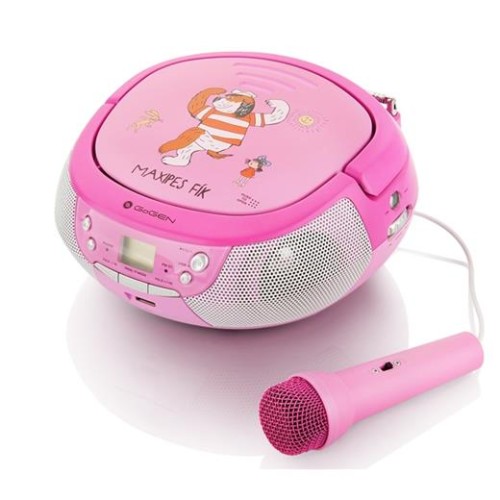 Rádio GoGEN MAXIPREHRAVAC B s CD/MP3/USB, s mikrofónom, ružová/purpurová