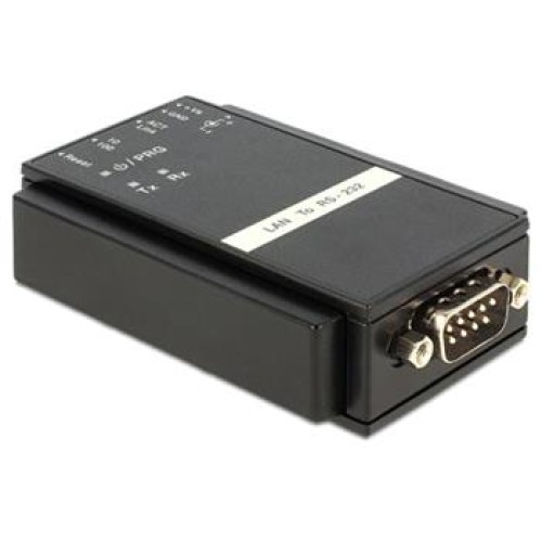 Delock adaptér Ethernet LAN > Sériový port RS-232