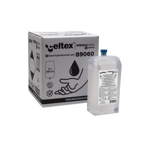Dezinfekcia Celtex Hydroalkoholický gél na ruky pre bezdotykový dávkovač 800 ml