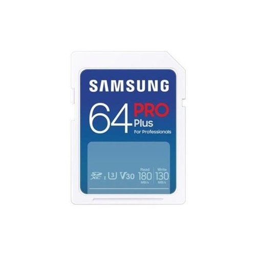 Samsung SDXC PRO PLUS/SDXC/64GB/180MBps/UHS-I U3, V30