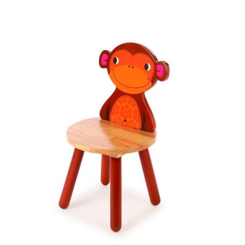 Stolička Tidlo drevená Animal opička