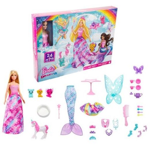 Bábika Mattel Barbie Rozprávkový adventný kalendár