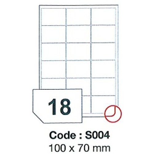 etikety RAYFILM 100x70 vysokolesklé biele laser SRA3 R0119S004D (300 list./SRA3)