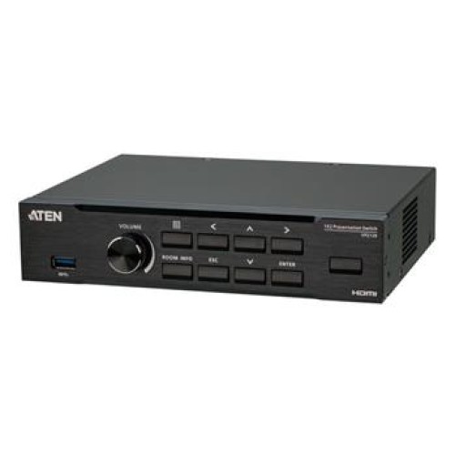 ATEN Seamless Presentation Switch with Quad View Multistreaming
