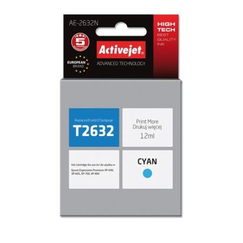 ActiveJet ink Eps T2632 Cyan XP-600, XP-800    AE-2632N   12 ml