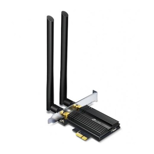 Sieťová karta TP-Link Archer TX50E WiFi 6, Bluetooth, 574Mbps 2,4GHz/ 2402Mbps 5GHz, PCI-e