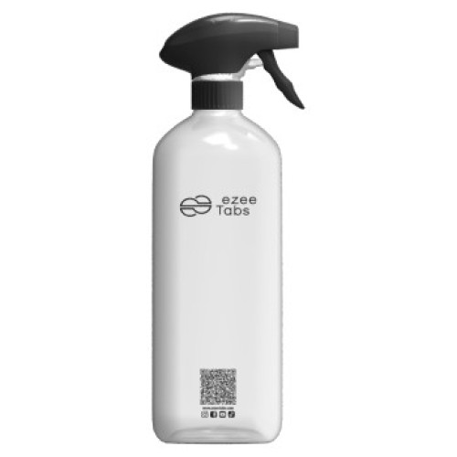 EzeeTabs fľaša s rozprašovačom, na prípravu čistiaceho prostriedku, 750 ml, 100% recyklovaný plast