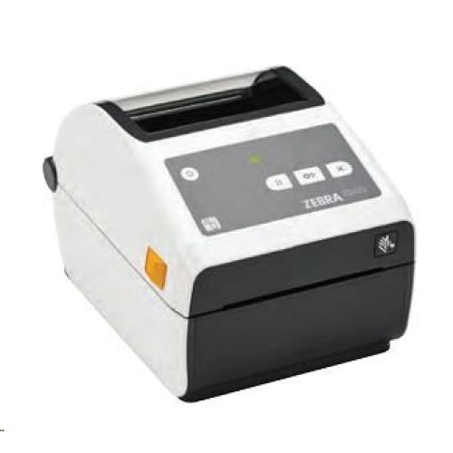Zebra DT Printer ZD420 Healthcare; Standard EZPL, 300 dpi, EU and UK Cords, USB, USB Host, BTLE, Modular Connectivity Slot - E