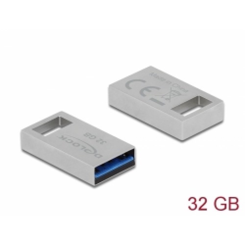 Delock Flash disk USB 3.2 Gen 1, 32 GB - kovový kryt