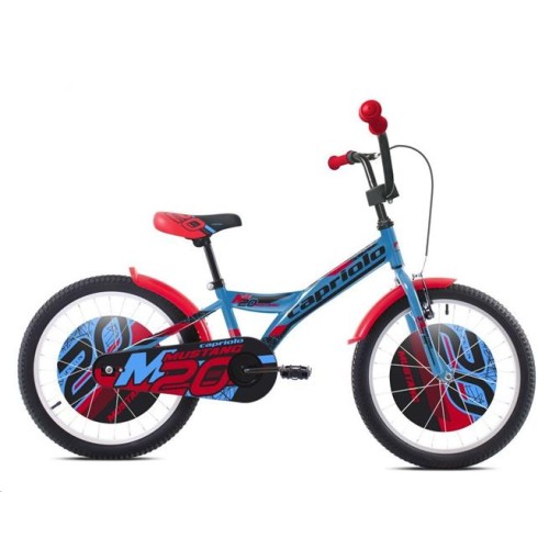 Detský bicykel Capriolo MUSTANG 20 červeno-modro-černé