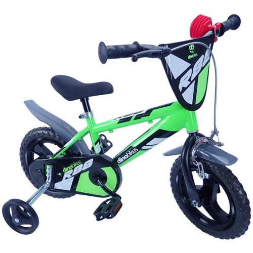 Detský bicykel Dino Bikes 412UL zelené 12" chlapčenské