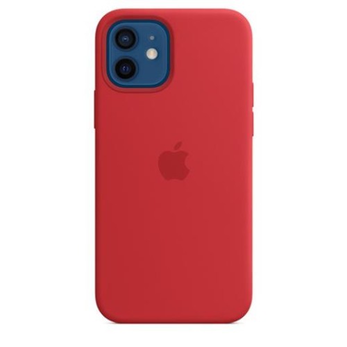 Kryt Apple silikonový MagSafe pre iPhone 12, (PRODUCT)RED