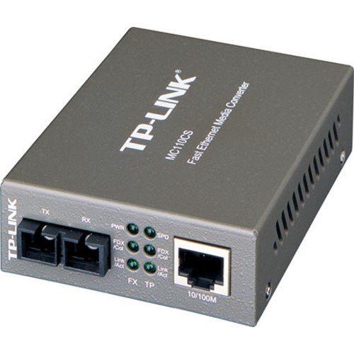 Prevodník TP-Link MC110CS konvertor, 1x10/100M RJ45 / 1 x singl-mode - Verze 2 (9V)