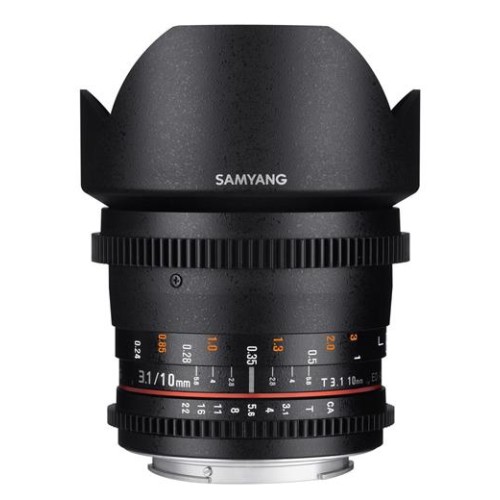 Objektív Samyang MF 10mm T3.1 Video APS-C Canon EF