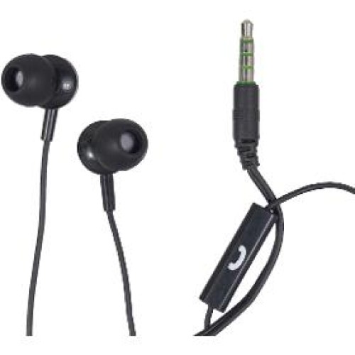 304018 EB875 Earbuds w/mic black MAXELL