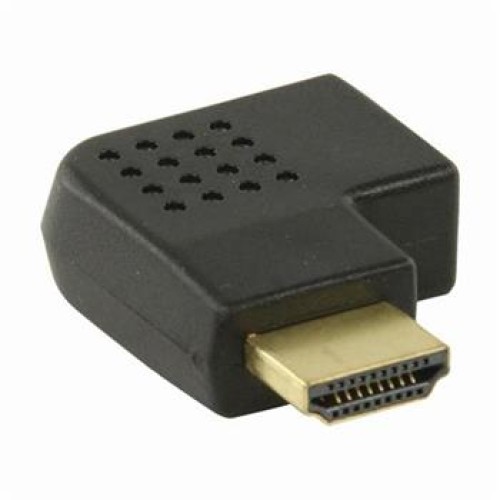 Nedis CVGP34904BK - Adaptér HDMI | HDMI Konektor - HDMI Zásuvka | Úhlová Pravá | Černá barva