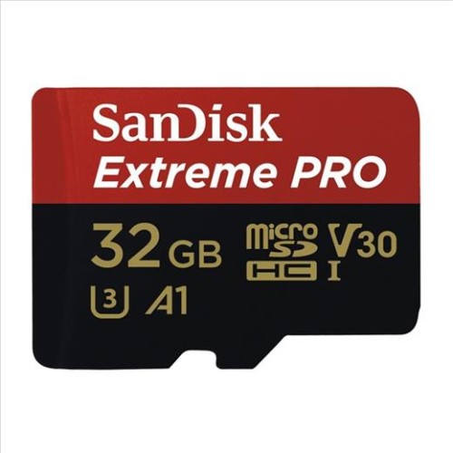 Pamäťová karta Sandisk Extreme Pro microSDHC 32 GB  100 MB/s A1 Class 10 UHS-I V30, adaptér