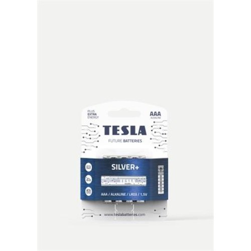 Tesla AAA SILVER+ alkalická, 4 ks, ND