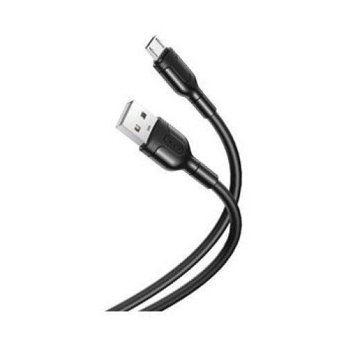 kábel XO NB212 MicroUSB-USB čierny (2A)
