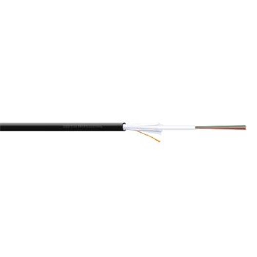 DIGITUS instalační kabel vnitřní/venkovní A/I-DQ (ZN) BH 50/125µ OM3, 12 vláken, CPR Dca, LSZH - 1m