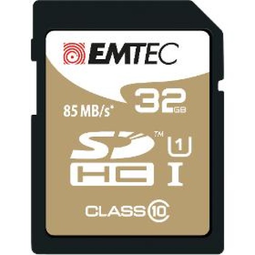 SDHC 32GB Cl10 UHS-I EliteGold EMTEC
