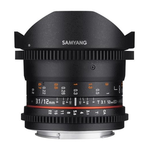 Objektív Samyang MF 12mm T3.1 Fisheye VDSLR Canon EF
