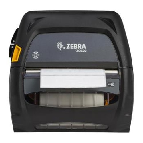 Zebra DT Printer ZQ520; Bluetooth 4.0, Linered Platen, No Battery (for use with battery eliminator or extended battery options