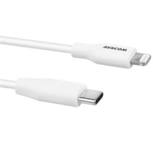 kábel AVACOM prepojovací USB Typ C / Apple Lightning (1,2m), 120W MFi biely