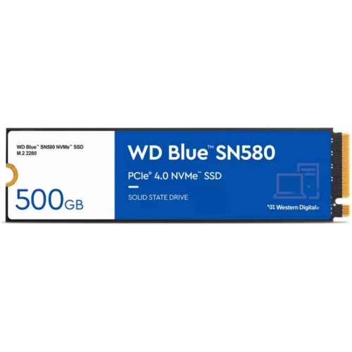 SSD disk Western Digital Blue SN580 500GB M.2 2280, PCIe 4.0 x4, NVMe