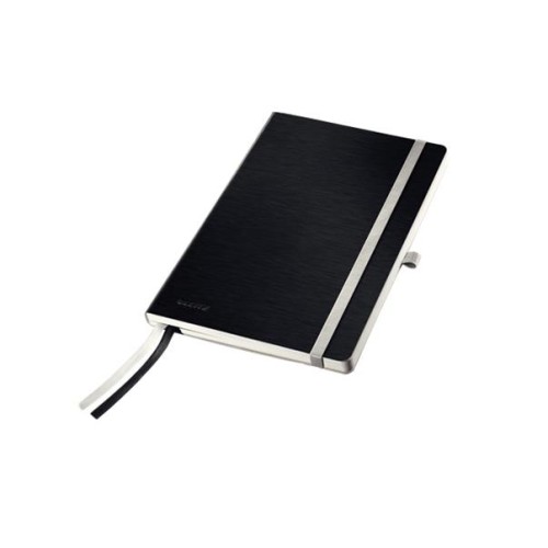LEITZ Zápisník  STYLE A5, měkké desky, linkovaný, saténově černá