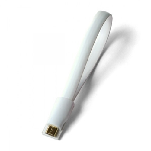 Mini Magnetický USB nabíjací kábel biely 225mm BELLAPROX s microUSB konektorom