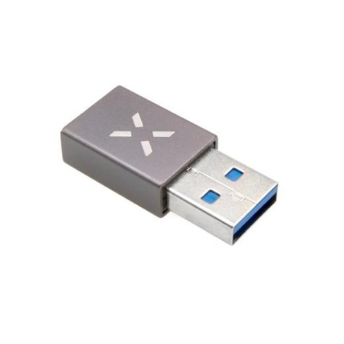Redukcia FIXED Link USB-C na USB-A, sivá