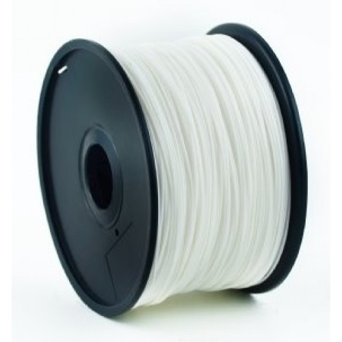 ABS plastic filament pre 3D tlač, priemer 1,75mm, farba biela, Gembird